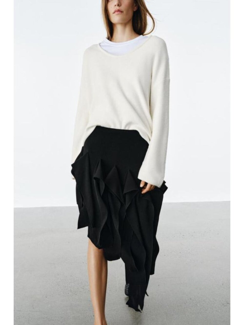 ZARA ZW COLLECTION ASYMMETRIC SKIRT